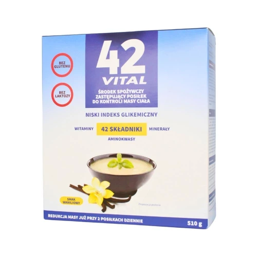 42 Vital Niskokaloryczna dieta roślinna - 510 g 42 Vital Niskokaloryczna dieta roślinna - 510 g